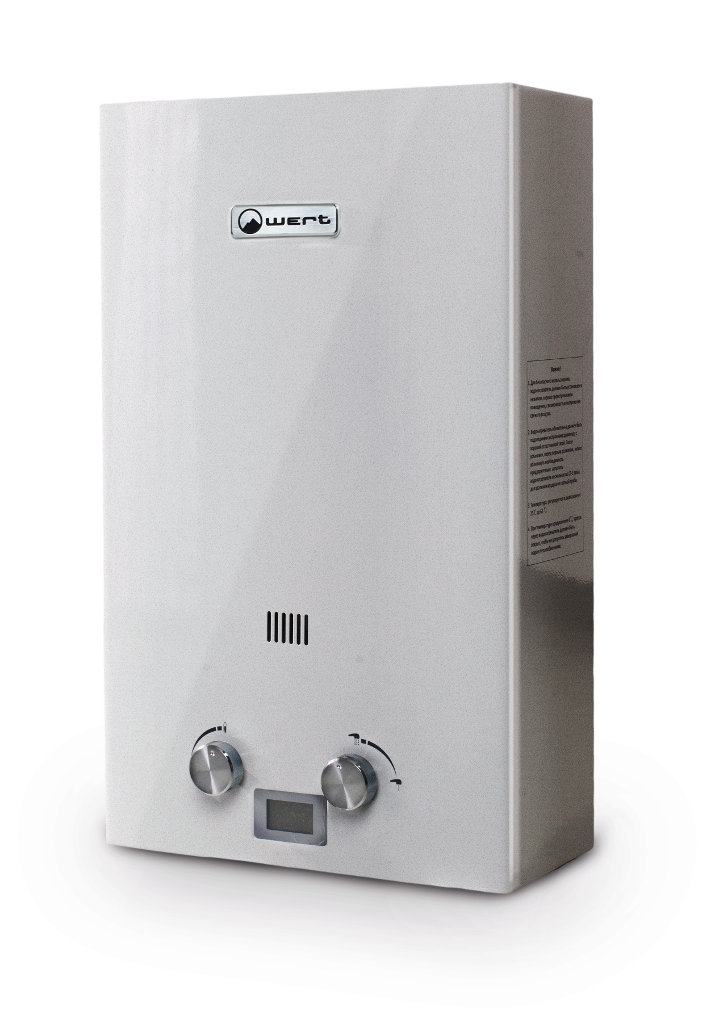 Автоматический газовый водонагреватель Wert 10E Silver