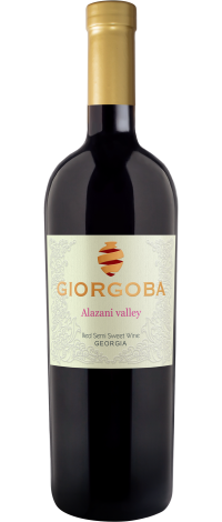 Вино Гиоргоба "Алазанская Долина" красное, полусладкое