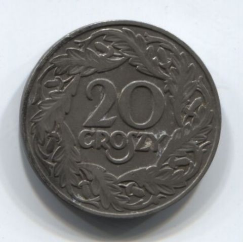 20 грошей 1923 года Польша