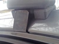 Багажник на крышу Kia Sportage 2016-... (без рейлингов), Евродеталь, аэродинамические дуги (черный цвет)
