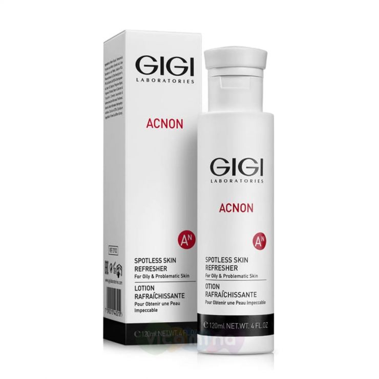 GiGi Противовоспалительная тоник-эссенция, выравнивающая тон кожи Acnon Spotless Skin Refresher, 120 мл