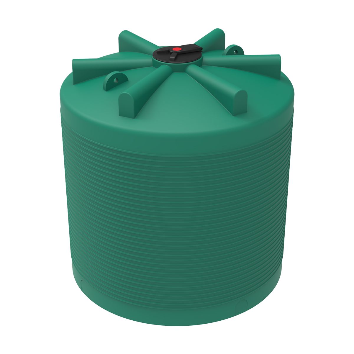 Бак для воды ЭВЛ 7500 литров зеленый