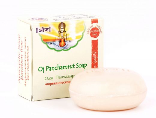 Мыло аюрведическое терапевтическое Одж Панчаамрита | 120 г | Oj Panchamrut Soap