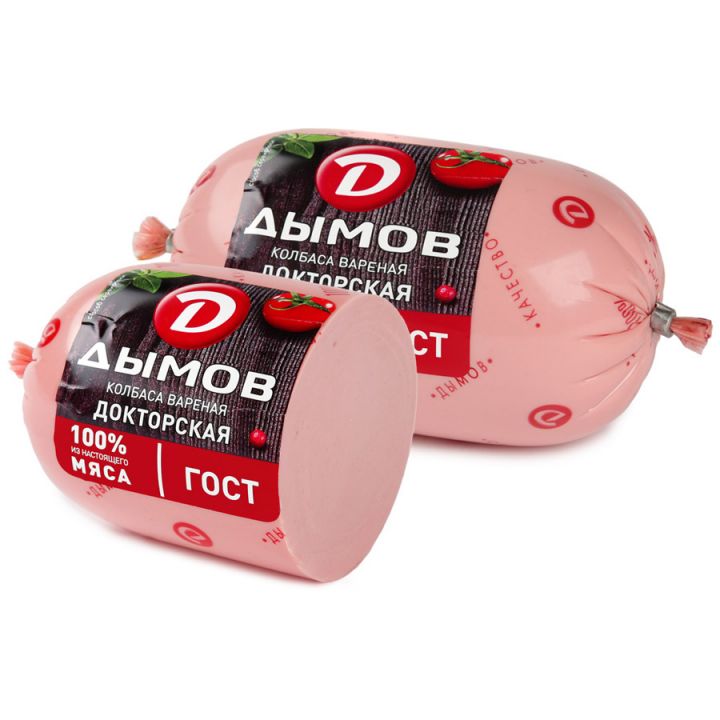 Колбаса Докторская ГОСТ п/а 450г Дымов