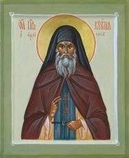 Икона Кукша Одесский преподобный (рукописная)