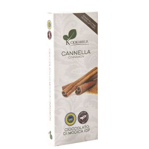 Шоколад темный с корицей Ciokarrua Cannella Cioccolato di Modica IGP 100 г - Италия