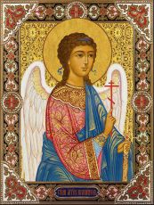 Икона Ангел-хранитель с крестом и мечом