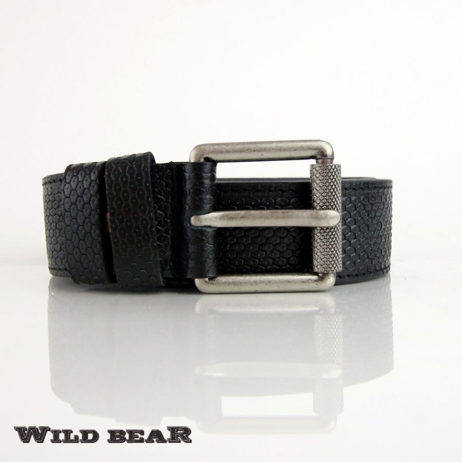 Ремень WILD BEAR RM-009m Black (в кожаном чехле)