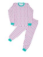 Пижама для девочки в цветной горох от СладикМладик