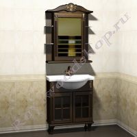 Комплект мебели для ванных комнат "Глазго ЭНДРЮ-70 орех"