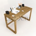 Рабочий стол "Дизайн О" из массива дуба.