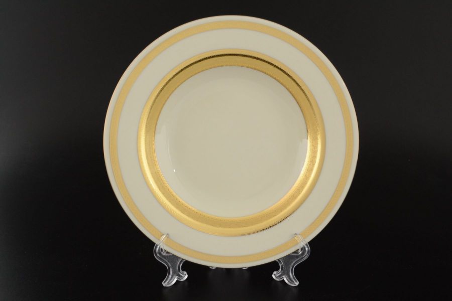 Набор тарелок глубоких 22 см Crem Gold 9321, 6 шт.