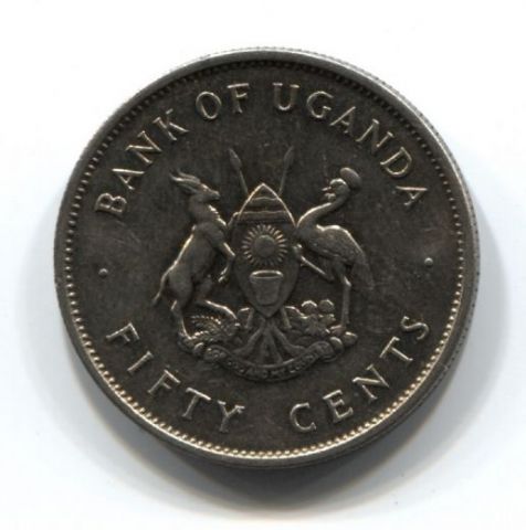 50 центов 1976 года Уганда AUNC