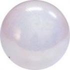 Мяч New Generation GLITTER HV 18 см Pastorelli белый голографический