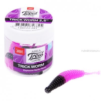 Слаги съедоб Lucky John Pro Series Trick Worm 2.0" 50 мм / упаковка 10 шт / цвет: T91
