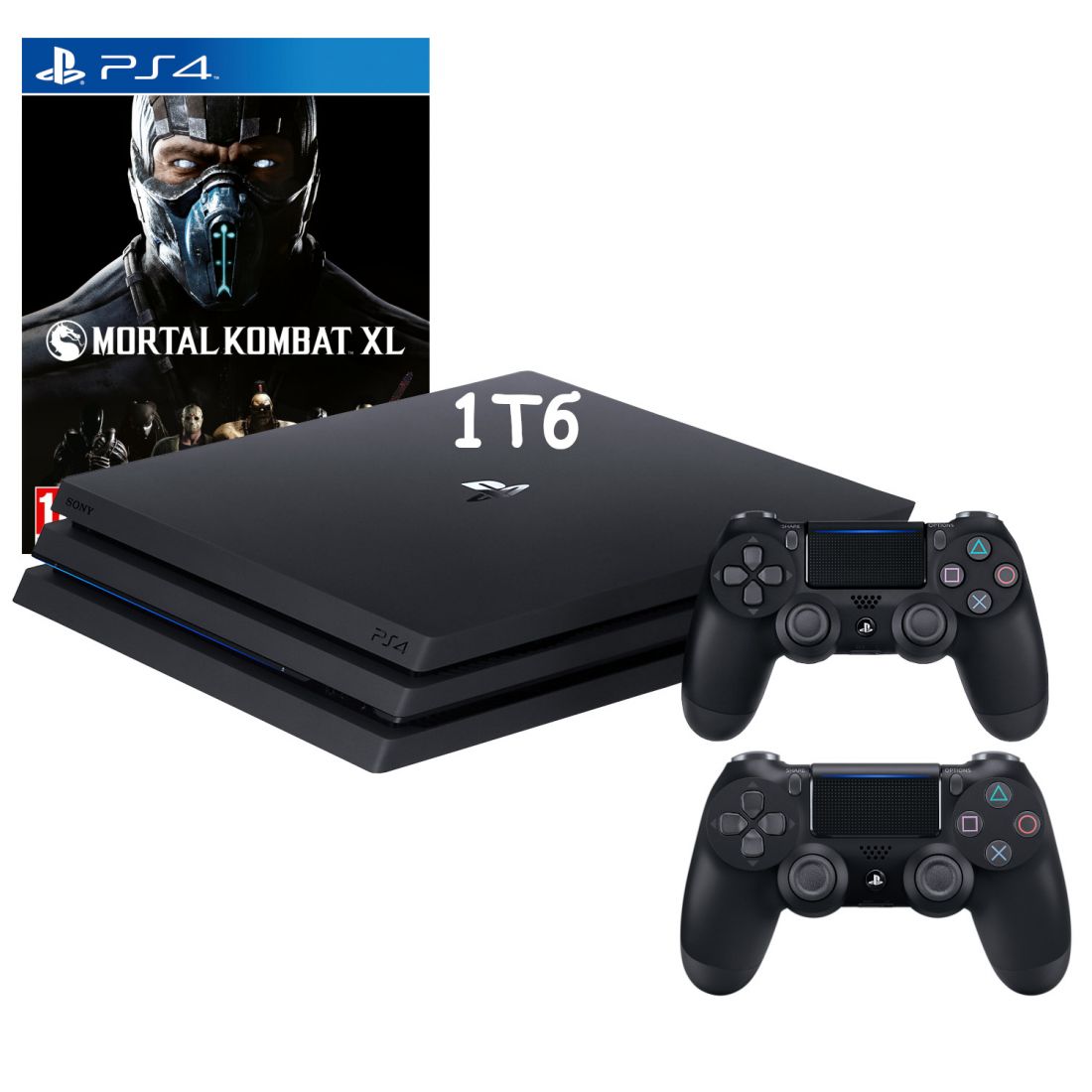 Sony PlayStation 4 Pro 1Tb + Доп. джойстик и игра Mortal Kombat
