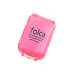 Портативная таблетница Folca, цвет розовый, вид 1
