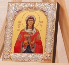 Икона Великомученица Варвара (9х10,5см)