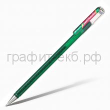Ручка гелевая Pentel Hybrid Dual Metallic зеленый + красный металлик К110-DBDX