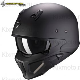 Шлем Scorpion Covert-X Solid, Черный матовый