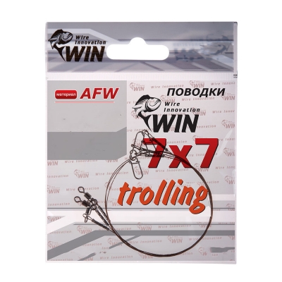 Поводок Win 7х7 (AFW) Trolling 28 кг 100 см