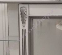 Экран под ванну "Руссильон PROVENCE раздвижной, белый с серебром" фрагмент