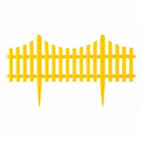 Забор декоративный Полимерсад-8 (цвет желтый)_2
