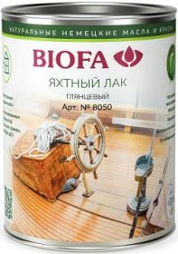 Лак Яхтный Biofa 8050 2.5л на Основе Масла, Глянцевый / Биофа 8050