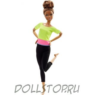 Игровая Барби Безграничные движения Желтый топ - Barbie Made To Move Doll - Yellow Top