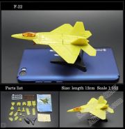 Сборная модель самолета F-22 без клея