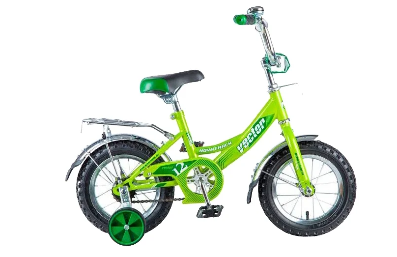 Детский велосипед Novatrack Vector 12 (2018) Салатовый (140641)