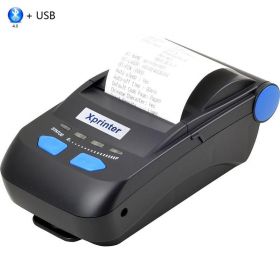 Мобильный принтер чеков XPrinter XP-P300 (USB + Bluethooth) черный
