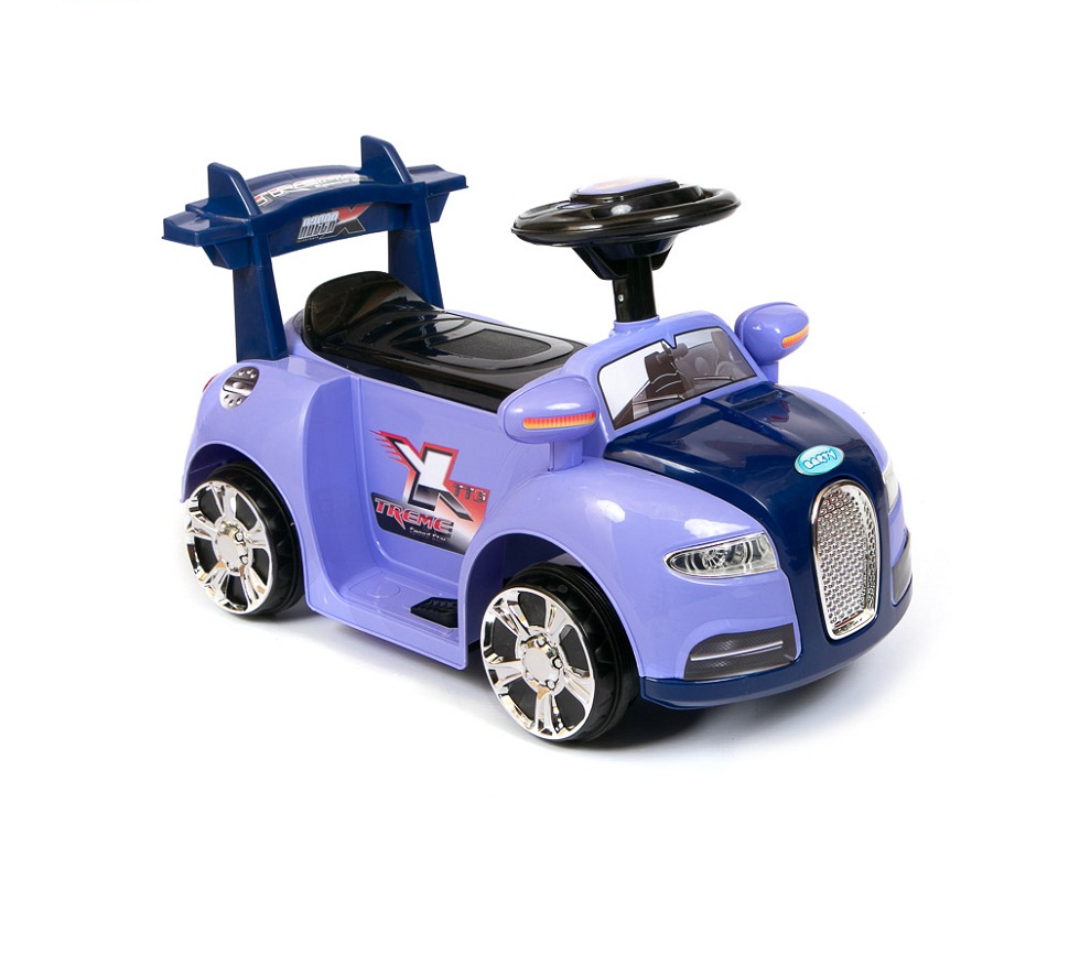 4045. Детский мини-электромобиль Bugatti ZPV001 сиреневый