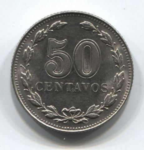 50 сентаво 1941 года Аргентина