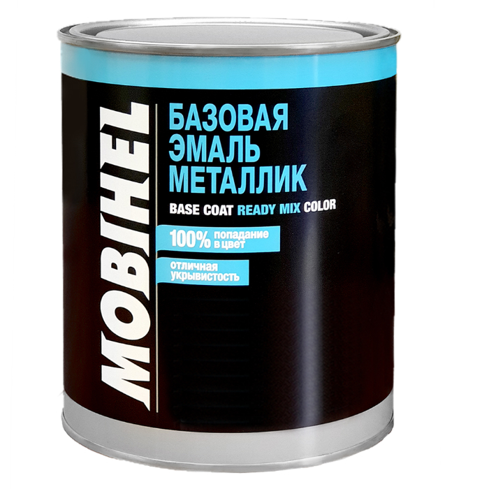 Mobihel Базовая эмаль металлик 372 криптон, 1л.