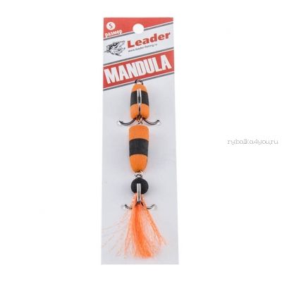 Мандула классическая Leader Mandula/ размер XS/ 60мм/  Цвет 023/ оран.-черный-оранжевый