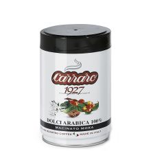 Кофе  молотый Carraro Дольче Arabica 100% в жестяной банке - 250 г (Италия)