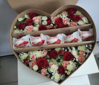 Коробка сердце "Ситцевое"