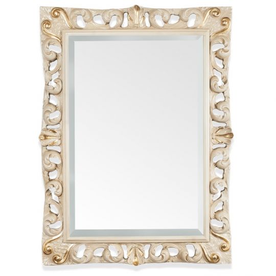 Изображение Зеркало Tiffany World TW03539avorio/oro в раме 87х116
