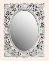 Зеркало Tiffany World H871 foglia argento в раме 73х93 схема 1