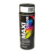 MaxiColor Аэрозольная эмаль RAL Professional, название цвета "Транспортный черный", глянцевая, RAL9017, объем 400 мл.