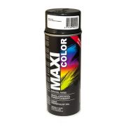 MaxiColor Аэрозольная эмаль RAL Professional, название цвета "Графитно-черный", глянцевая, RAL9011, объем 400 мл.