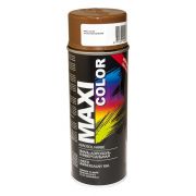 MaxiColor Аэрозольная эмаль RAL Professional, название цвета "Бежево-коричневый", глянцевая, RAL8024, объем 400 мл.