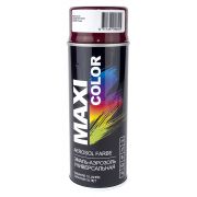 MaxiColor Аэрозольная эмаль RAL Professional, название цвета "Бордо", глянцевая, RAL3005, объем 400 мл.