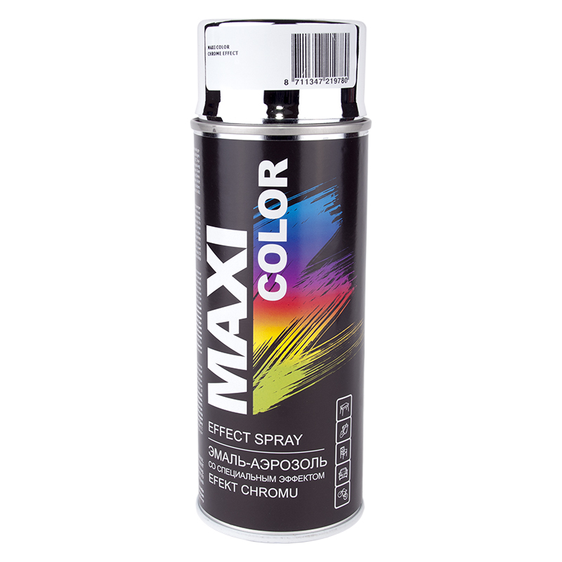 MaxiColor 0012 Эмаль (аэрозоль) бронза-хром, объём 400мл.