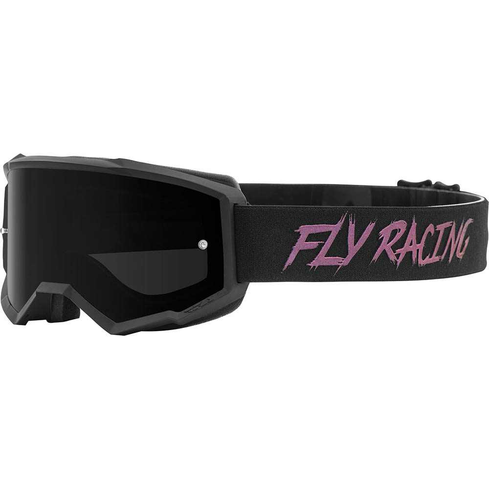 Fly Racing 2021 Zone Black/Fusion Dark Smoke Lens очки для мотокросса