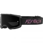 Fly Racing Zone Black/Fusion Dark Smoke Lens очки для мотокросса