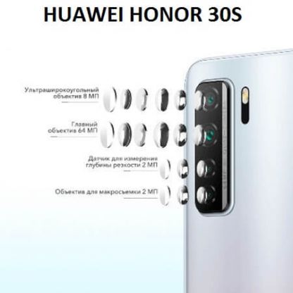 Задняя камера (64M) для Huawei Honor 30S (Original)