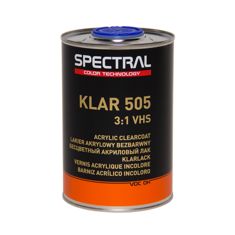 Spectral KLAR 505 VHS Лак бесцветный 3:1 VHS, объем 1л.