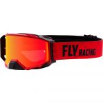 Fly Racing Zone Pro Red/Black Red Mirror/Amber Lens очки для мотокросса
